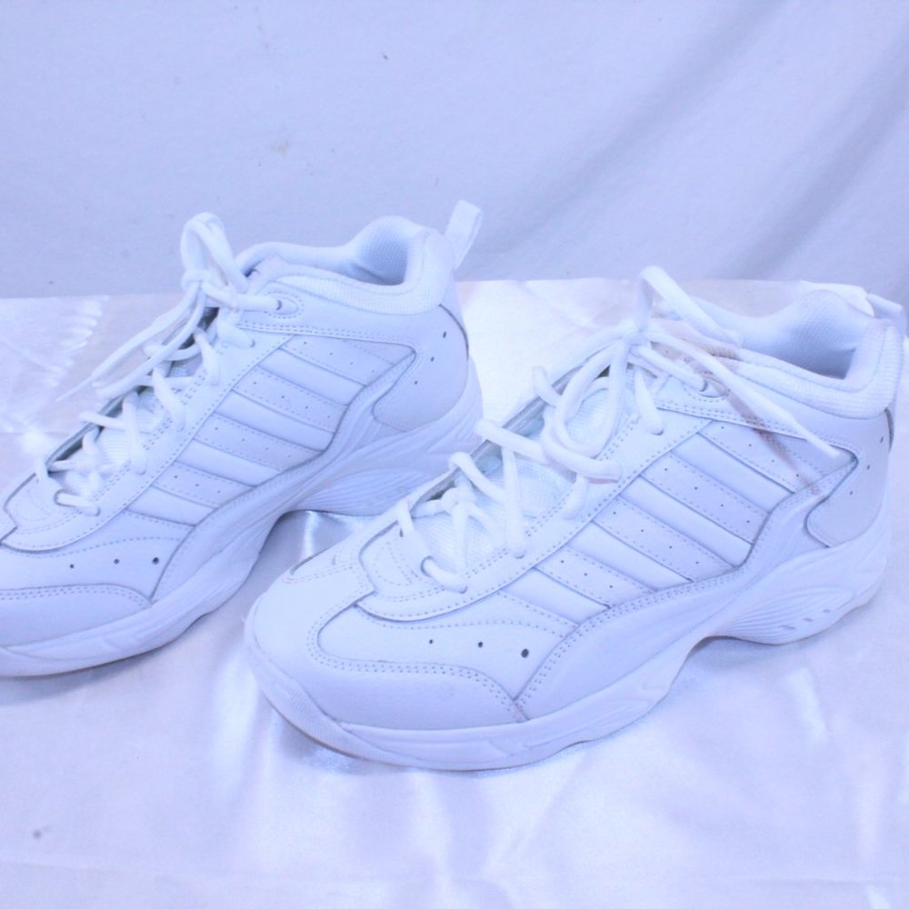White Tennis Shoes Casual Sneakers SZ 8.5